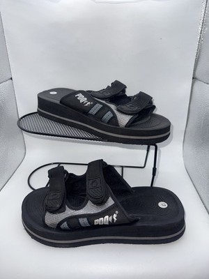 PDQ Sandalen Gr. UK 6 7 8 9 schwarz Klettverschluss Riemen Wandern Strand Urlaub