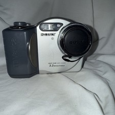 SONY MAVICA MVC-CD350 SILVER 3.2MP COMPACT DIGITAL CAMERA UNTESTED