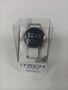ITech ELITE 3 Smart Watch Android et IOS Blanc compatible & Or rose