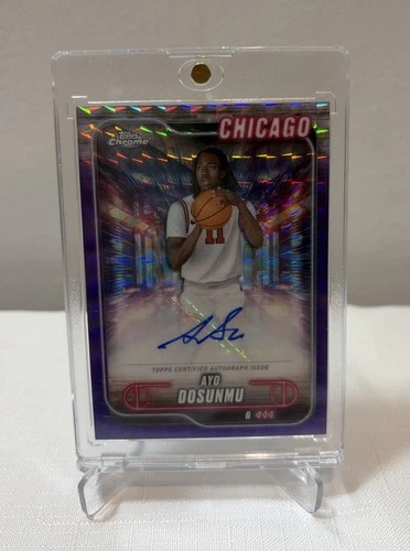 Ayo Dosunmu 2025 Topps Chrome Auto Autograph Card TCA-ADO