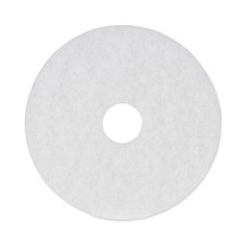 Boardwalk 4016WHI 16 in. Diameter Polishing Floor Pads - White (5/Carton) New