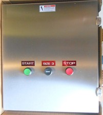 EXCO/ABB Nm SZ 3 Stainless Starter W/ Start Stop Reset A Line A90 Nema 4x Rated