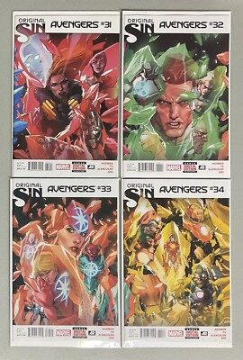  MCU Comic Keys Avengers #31 32 33 34 (2014) NM-(9.2-9.4) 