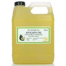 Extra Virgin Avocado Oil Unrefined Raw 100 %Pure Organic Cold Pressed 2oz-Gallon