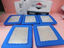 GENUINE BRIGGS AND STRATTON SET OF 5 AIR FILTER # 491588S  ---  BOX 6002 Q