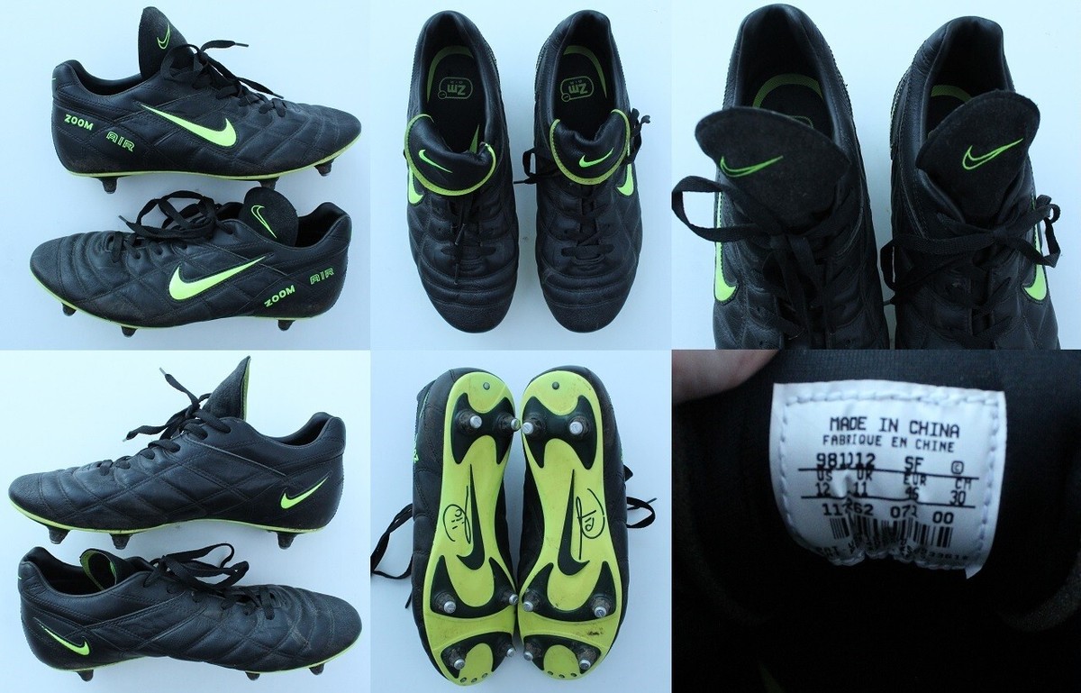 Rio Ferdinand Match Worn Signed Boots – Man Utd, West Ham