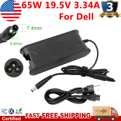 65W AC Adapter Charger Power Supply Cord For Dell Laptop Latitude All  Models