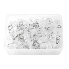 100 Pcs/box Spiral Sofa Nails Transparent ABS Fixation Pins for Upholstery