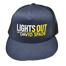 RARE Lights Out with David Spade Cast And Crew Exclusive Hat Cap Comedy Central
