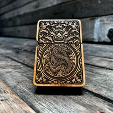 Fortune Dragon | Engraved Lighter | Smoking Accessories | Handmade Gift