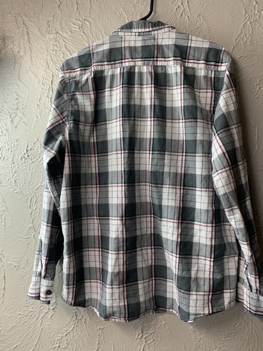 Wrangler mens shirt plaids checks button front casual Size large - Picture 3 of 3