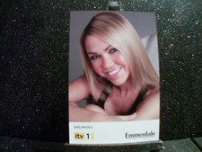 Adele Silva (Kelly Windsor) Emmerdale Original Cast Card Tv Actress Singer Model