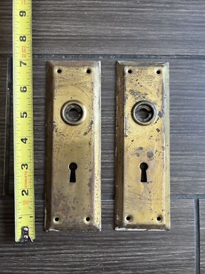Door Plates & Backplates - Key Hole Back Plates