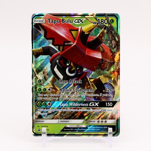 tapu bulu pokemon card Pokemon Sun & Moon Burning Shadows Ultra Rare Tapu Bulu GX #130