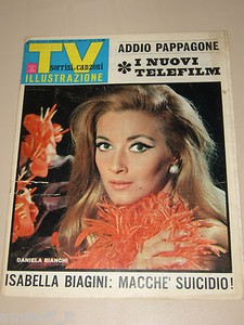 Tv Sorrisi Canzoni 1967 2 Daniela Bianchi Little Tony Isabella Biagini Solidea Ebay