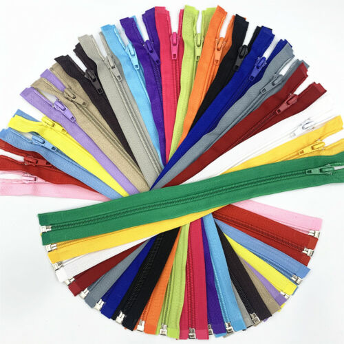 20-60 pcs 30-50cm(12-20 inch)  5# nylon coil Open-end zipper  (20 colors)## - Afbeelding 1 van 22