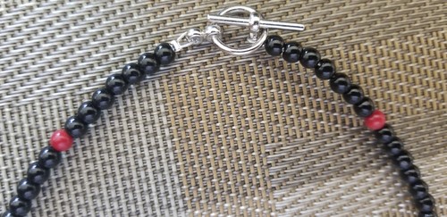 Ukrainian Vladimir the Great Kievan Rus Hryvnia Coin Black Jasper Stone Necklace - Picture 5 of 7