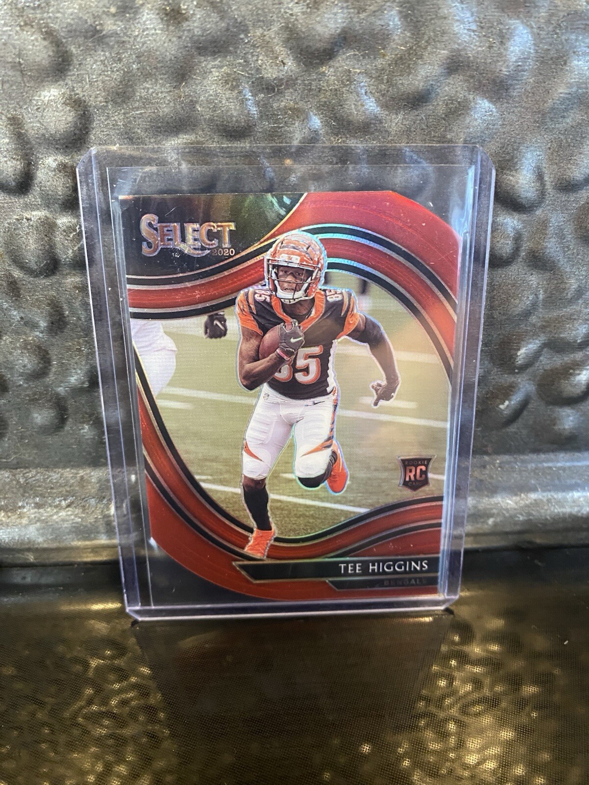 2020 Panini Select Tee Higgins #360 Rookie Red Field Level Die Cut