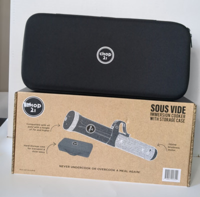 Chop 21 Sous Vide Immersion Cooker with Storage Case Chop21 1100W Restaurant Pro
