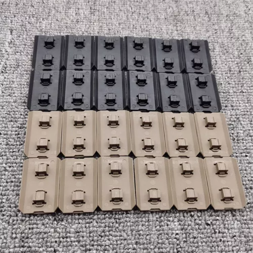 Tactical Mlok Rail Covers 12 Pcs/set M-LOK Type 2 Rail Panel Accessories - Picture 3 of 11