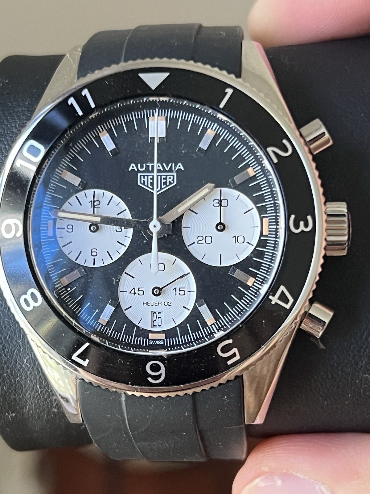 TAG Heuer Autavia Men's 42mm Black Dial Watch