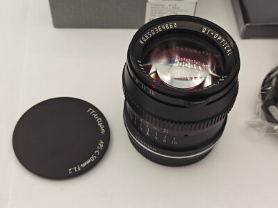 TTArtisan 50mm f/1.2 Lens Kit for Leica L Mount W Filter, Hood, BLACK