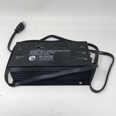 Blonder Tongue ACA-35-1000 Amplifier   35 dB Gain, 40-1000 MHz, Apartment
