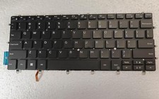 NEW FOR Dell XPS 13-9370 9317 9380 9305 7390 P82G US black backlit keyboard