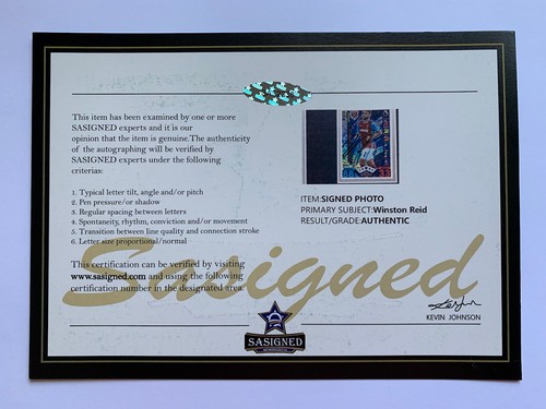 RARE Winston Reid West Ham Signed Photo Display + COA LAST UPTON PARK SASIGNED - Picture 5 of 6