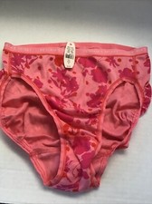 Vintage Victoria's Secret Cotton Signature Band High Leg Brief Panty MED NWT