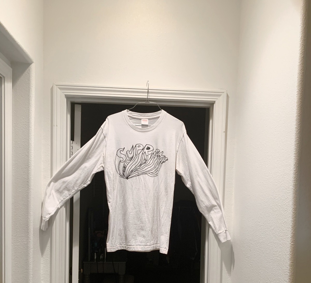 Supreme Daniel Johnston Longsleeve Tee M Medium White RARE | eBay UK