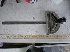 25HH51 CRAFTSMAN MITER GAUGE, 3/4" X 3/8" GUIDE BAR, 60 DEGREE TILT, GOOD COND
