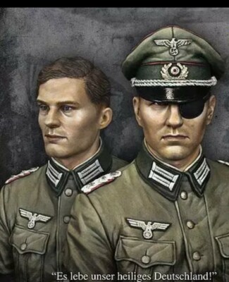 1/10 BÜSTE Resin Figur Modellbausatz Claus von Stauffenberg. Operation Walküre