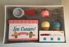 Wooden Carter's Children's Ice Cream Food Pretend Play Toy Set
