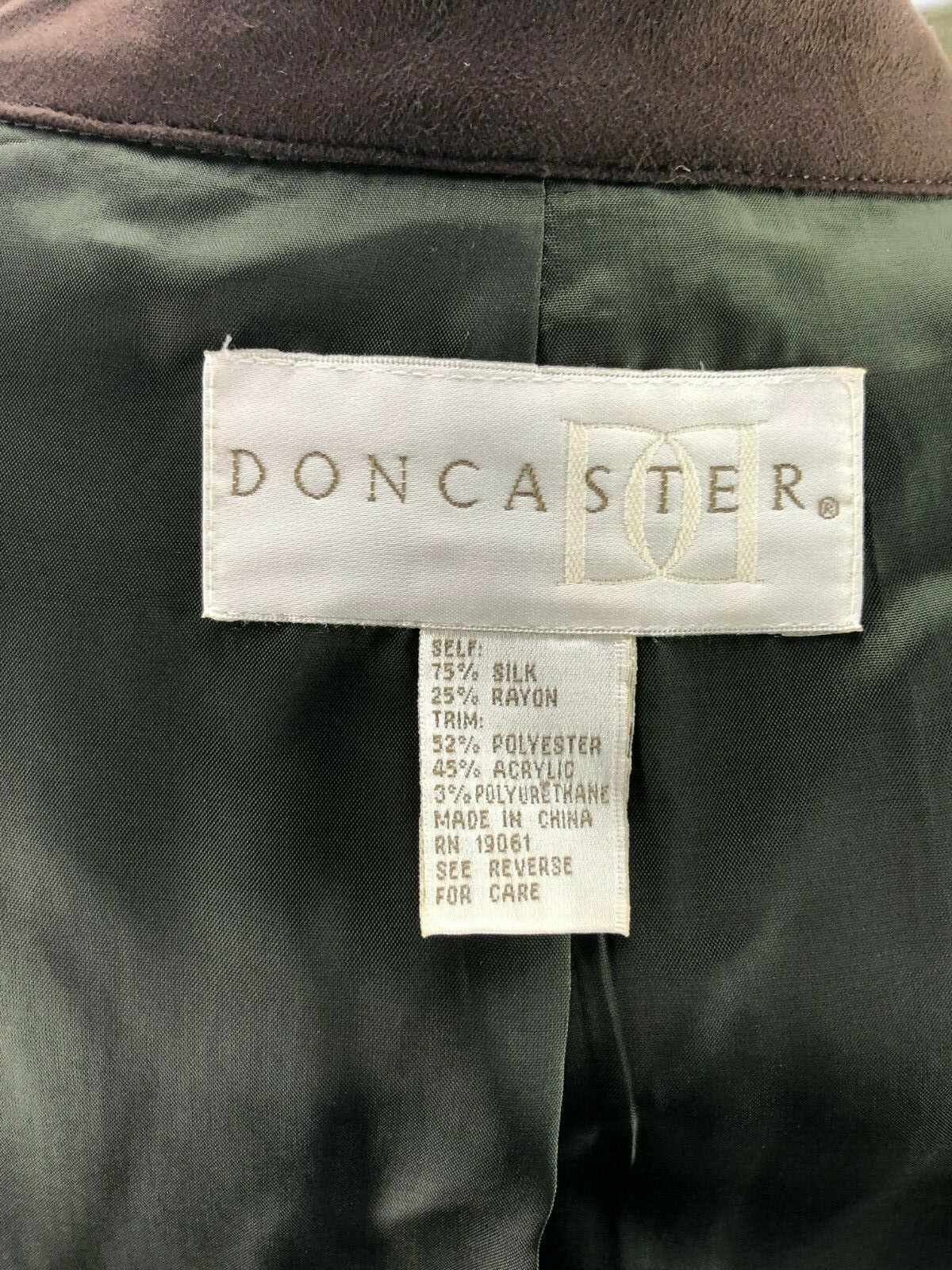 Doncaster Women's Silk Blend Brown Skirt Suit 10 eBay