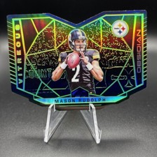 2018 Panini Obsidian Vitreous Die-Cut Electric Etch Green VI10 Mason Rudolph /25
