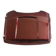 For Harley Tour Pak Touring 93-13 12 Red Hot Sunglo Chopped Tour Pack Pak Trunk