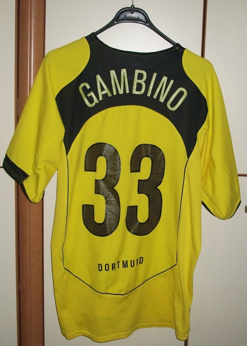 Borussia Dortmund 2004 - 2005 Home football shirt Jersey Nike #33
