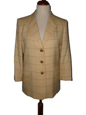 Libra Pure Wool Tweed Blazer/jacket Size Uk 14