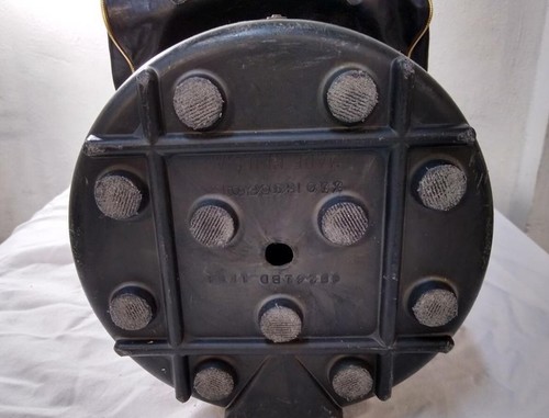 COBRA Vintage King Cobra Black Leather Oversize Golf Bag 6 Way, Gold Letters - Picture 8 of 9