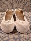Michael Kors Suede Peep Toe Flats Taupe Size 6 — photo 3