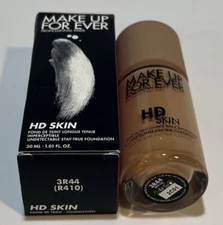 MAKE UP FOR EVER HD Skin Undetectable Longwear Foundation 3R44 R410 COOL AMBER
