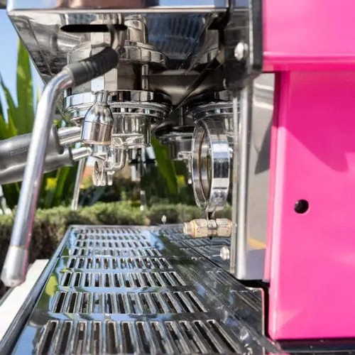 Clean 2 Group Pink La Marzocco Linea Commercial Coffee Machine - Picture 9 of 10