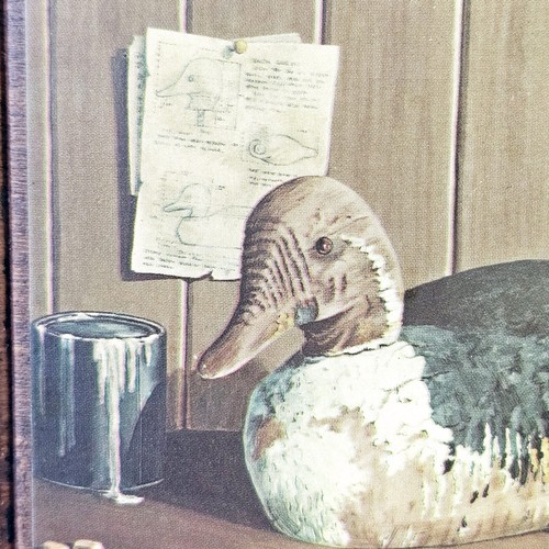Vintage H.L Harnett Duck Decoys Print Wooden Plaque Wall Hanging Picture M605.1 - Picture 4 of 9