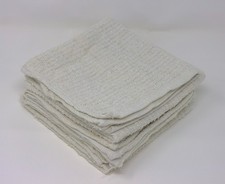 100 Cotton Terry Bar Kitchen Towels White Cleaning Towels 12 / 24 / 48 Pack