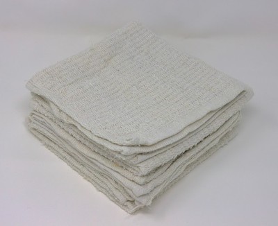100% Cotton Terry Bar Kitchen Towels White Cleaning Towels 12 / 24 / 48 Pack