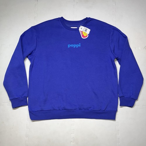 Poppi Soda Iconic Flavor Forever Graphic Sweatshirt Womens XXL Purple Crewneck - 第 1/4 張圖片
