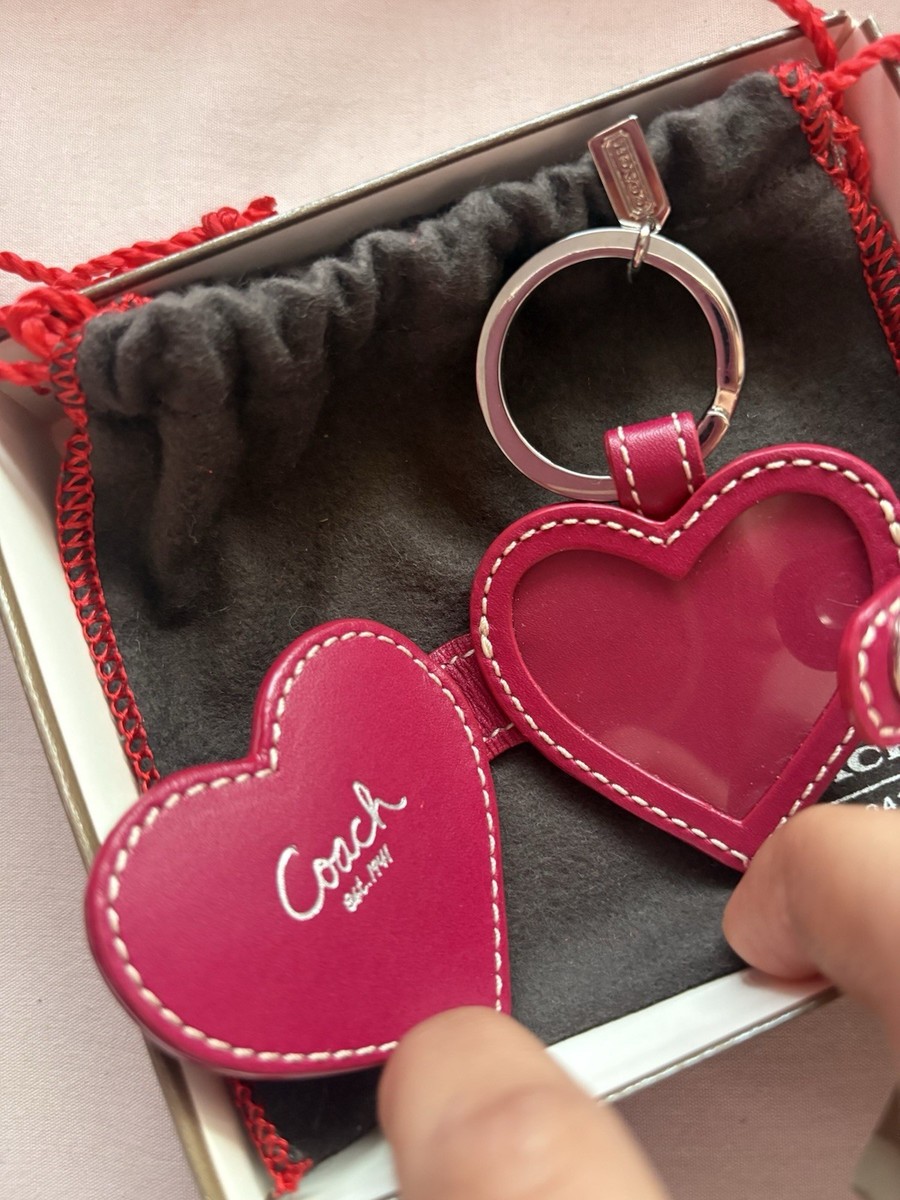 Coach Heart Photo Charm Red | Rare | eBay