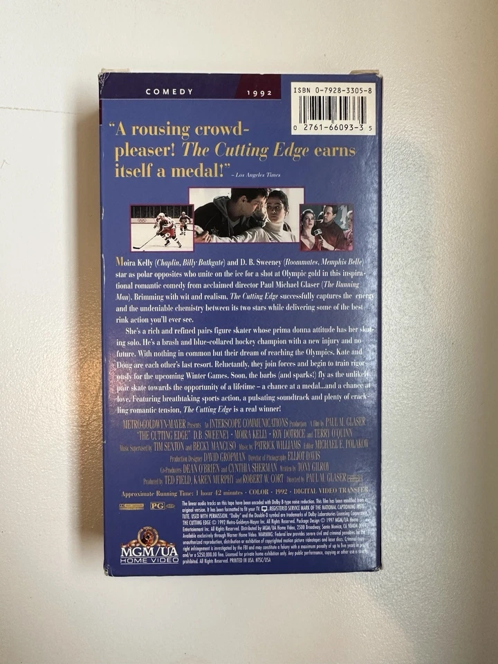 The Cutting Edge (VHS, 1996, Contemporary Classics,MGM) - Image 3 of 3