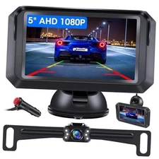 【5" AHD 1080P】 Back Up Camera for Cars Back Up Camera Systems for Truck Backup 